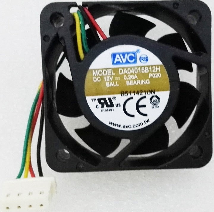 AVC DA04015B12H 12V 0.26A 4wires Cooling Fan
