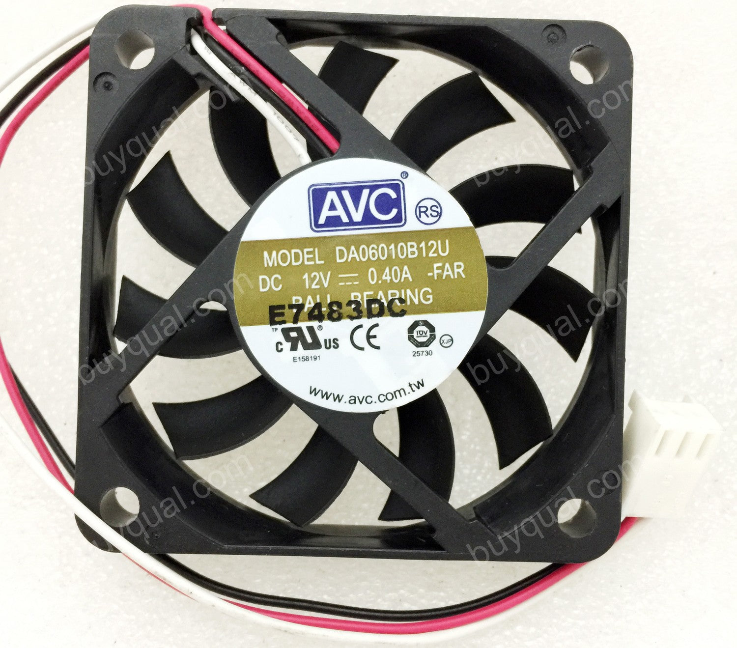 AVC DA06010B12U 12V 0.4A  2wires 3wires 4wires Ball Cooling Fan