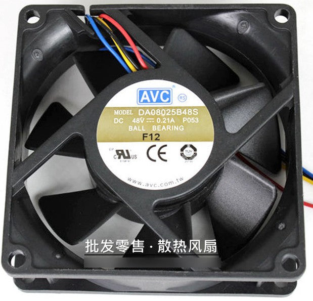 AVC DA08025B48S 48V 0.21A 4wires cooling fan