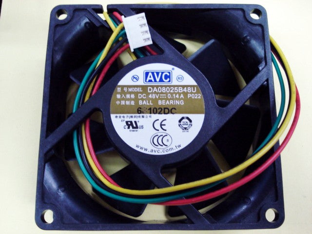 AVC DA08025B48U DA08025B48U-P021 DA08025B48U-P022 48V 0.14A 4wires cooling fan