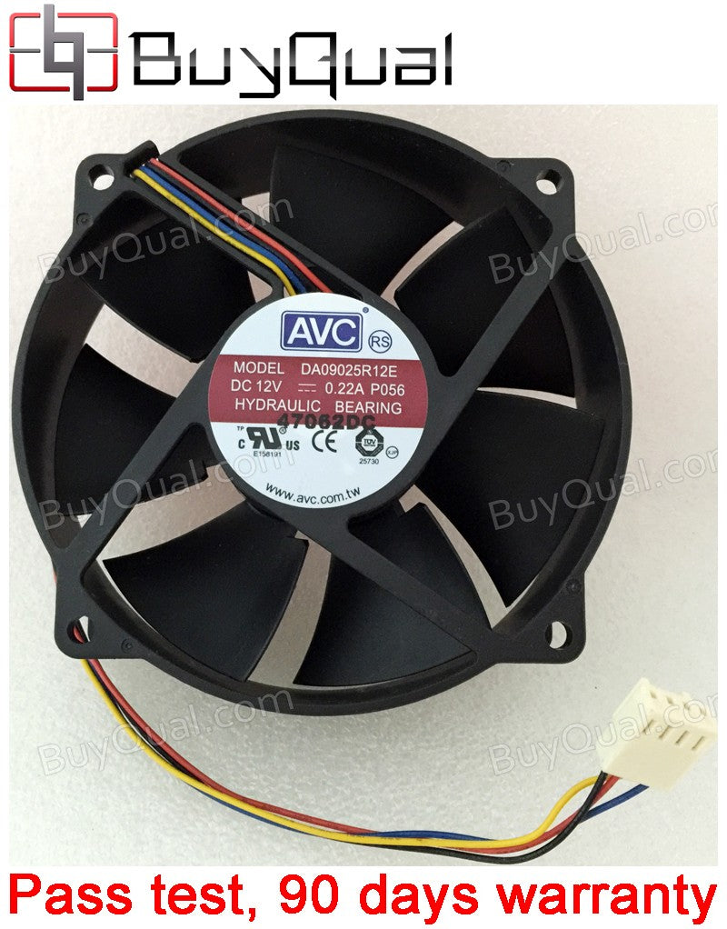 AVC DA09025R12E 12V 0.22A 4wires Cooling Fan