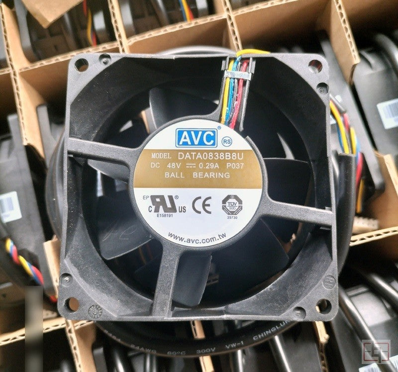 AVC DATA0838B8U 48V 0.29A 4wires Cooling Fan - New