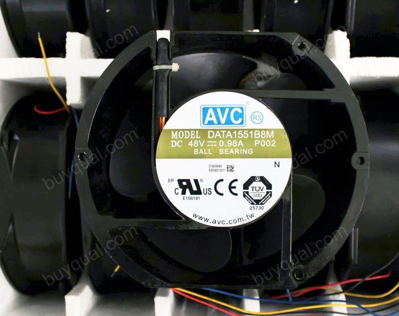 AVC DATA1551B8M 48V 0.98A 4wires Cooling Fan