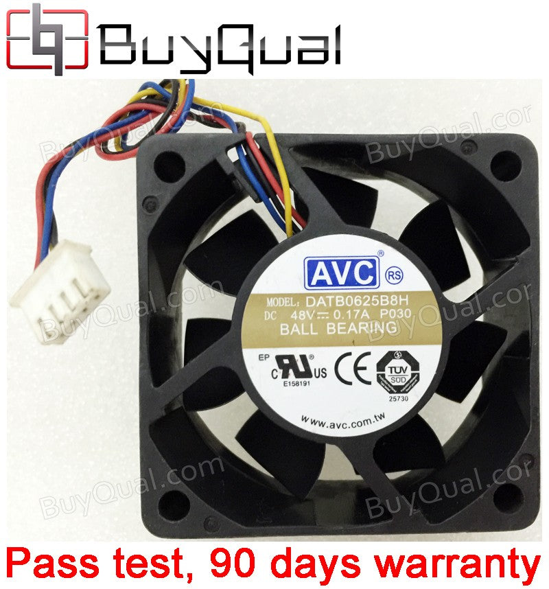 AVC DATB0625B8H 48V 0.17A 4wires cooling fan