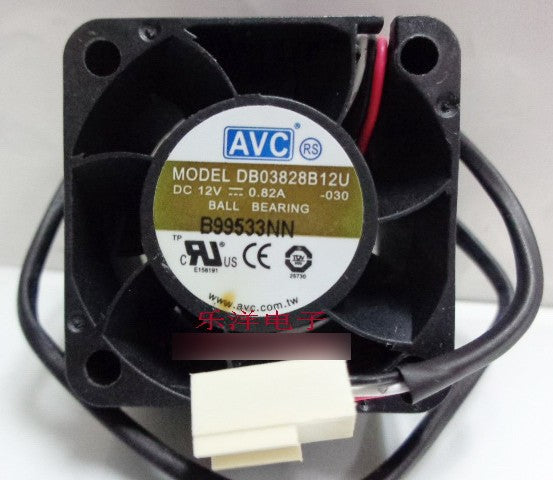AVC DB03828B12U 12V 0.82A 2wires Cooling Fan
