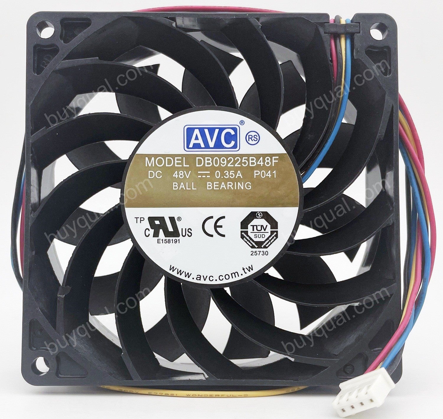 AVC DB09225B48F 48V 0.35A 4wires cooling fan