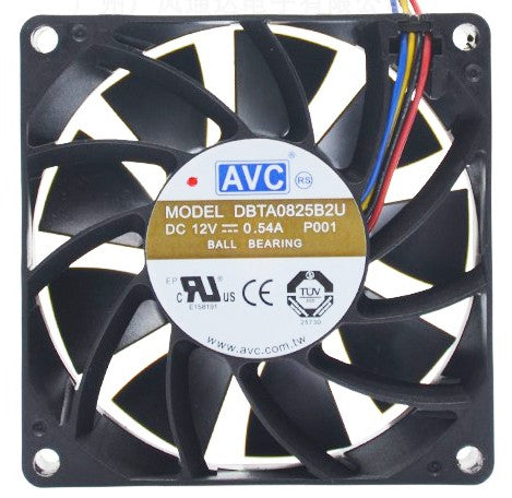 AVC DBTA0825B2U 12V 0.54A 4wires Cooling Fan