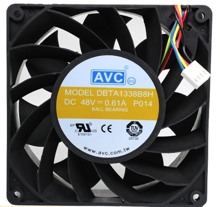 AVC DBTA1338B8H 48V 0.61A 4wires cooling fan