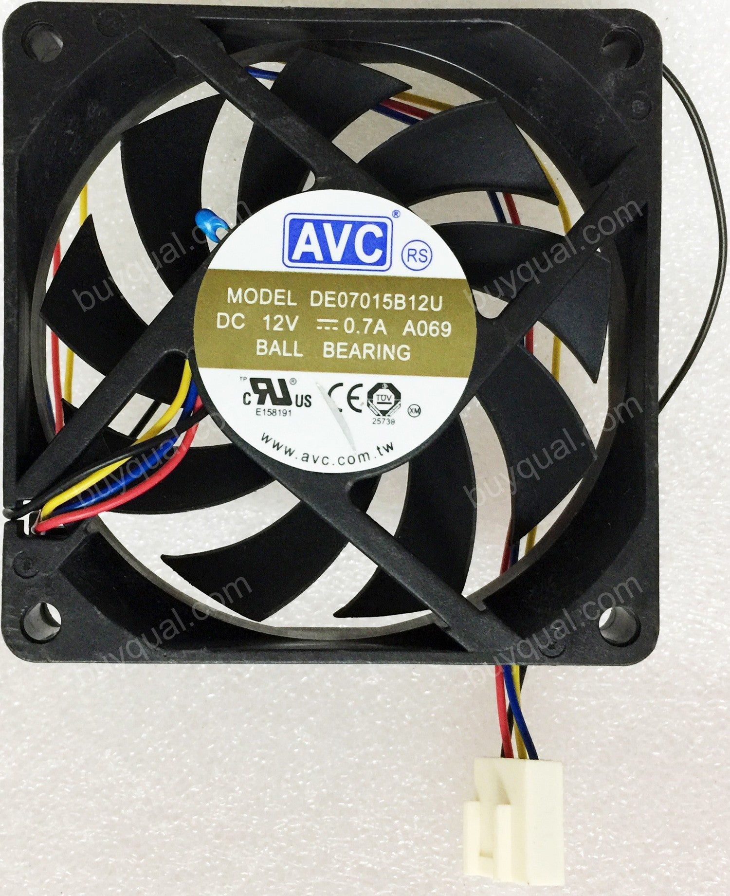 AVC DE07015B12U 12V 0.7A 3wires 4wires Cooling Fan