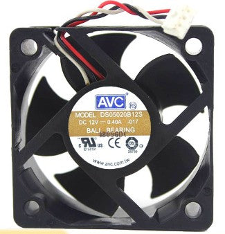 AVC DS05020B12S 12V 0.40A 2wires cooling fan
