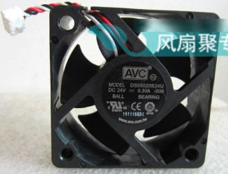 AVC DS05020B24U 24V 0.23A 2wires  Cooling Fan