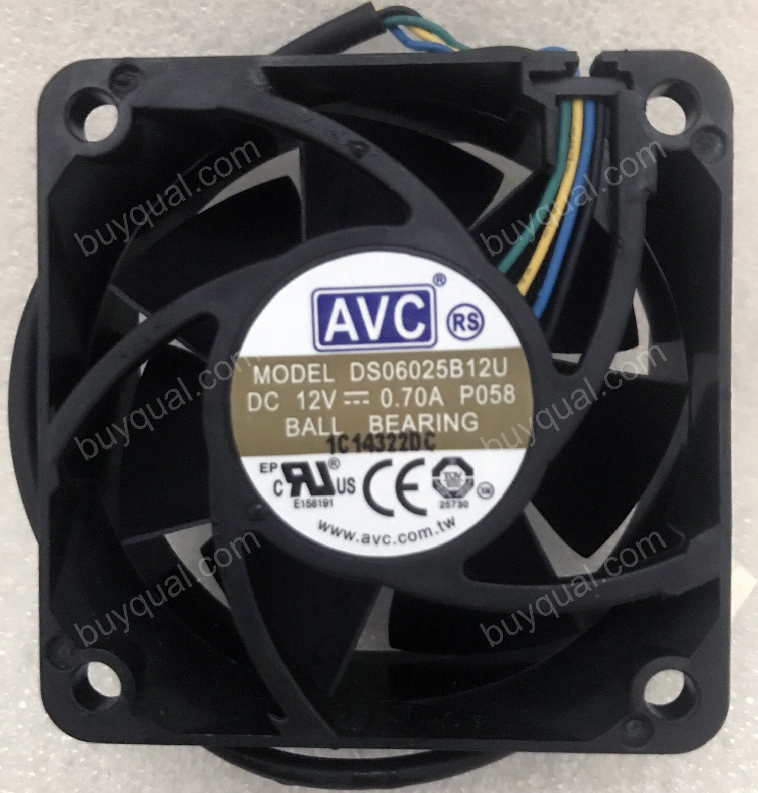 AVC DS06025B12U 12V 0.70A 3wires 4wires Cooling Fan - Picture need