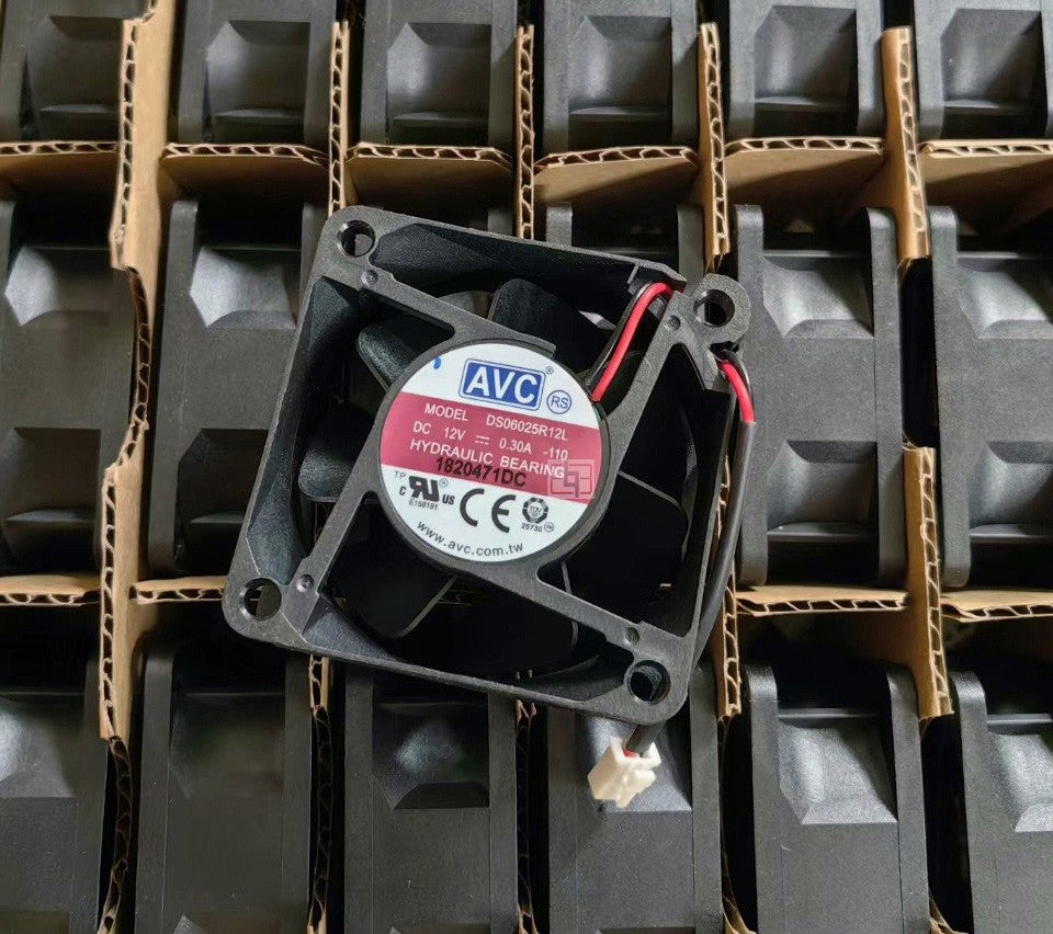 AVC DS06025R12L 12V 0.30A 2wires 4wires cooling fan