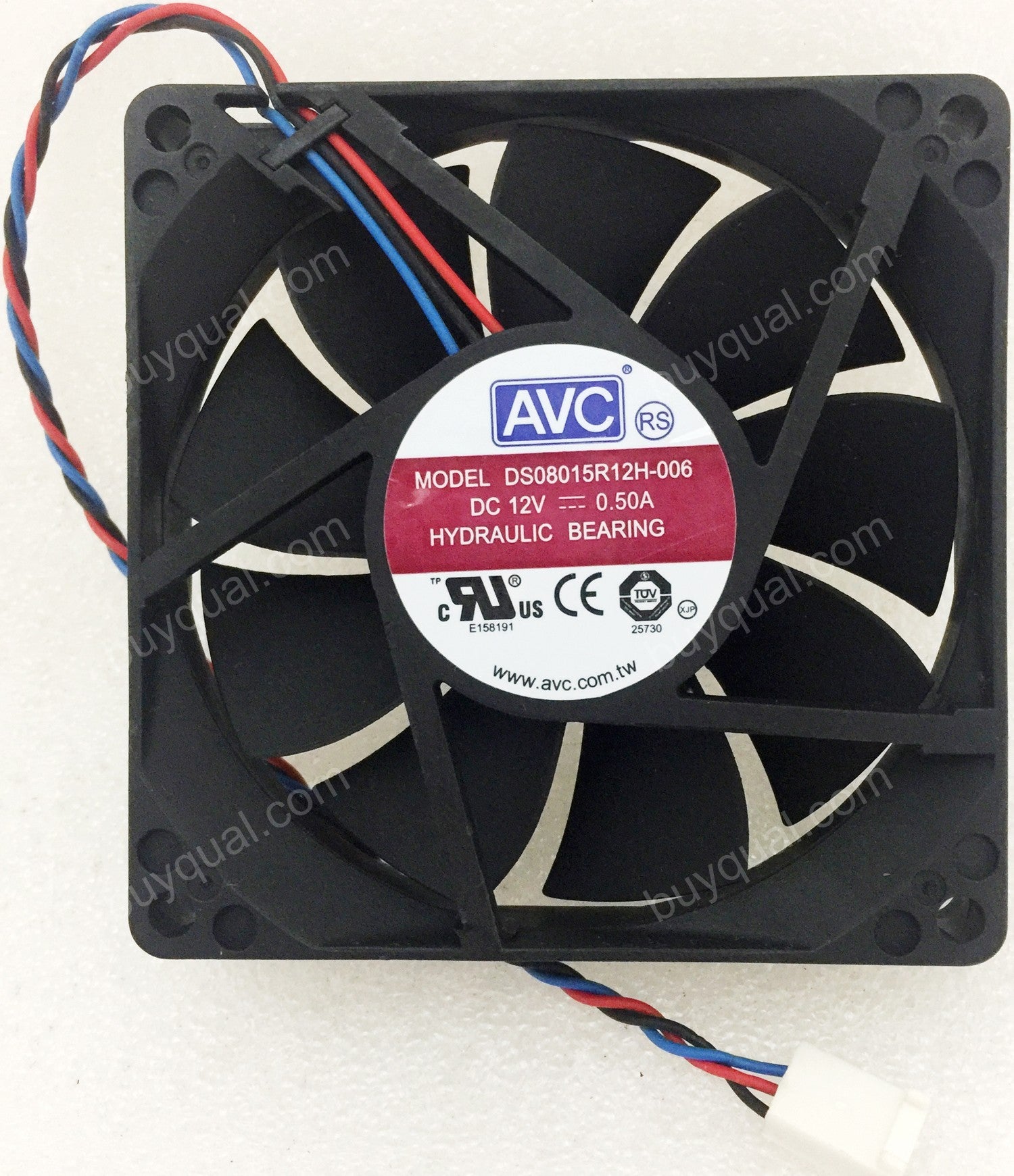 AVC DS08015R12H-006 12V 0.5A 3wires Cooling Fan