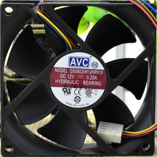AVC DS08025R12HP015 12V 0.25A 4wires cooling fan