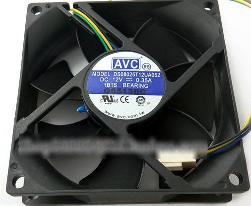 AVC DS08025T12UA052 12V 0.35A 4wires cooling fan