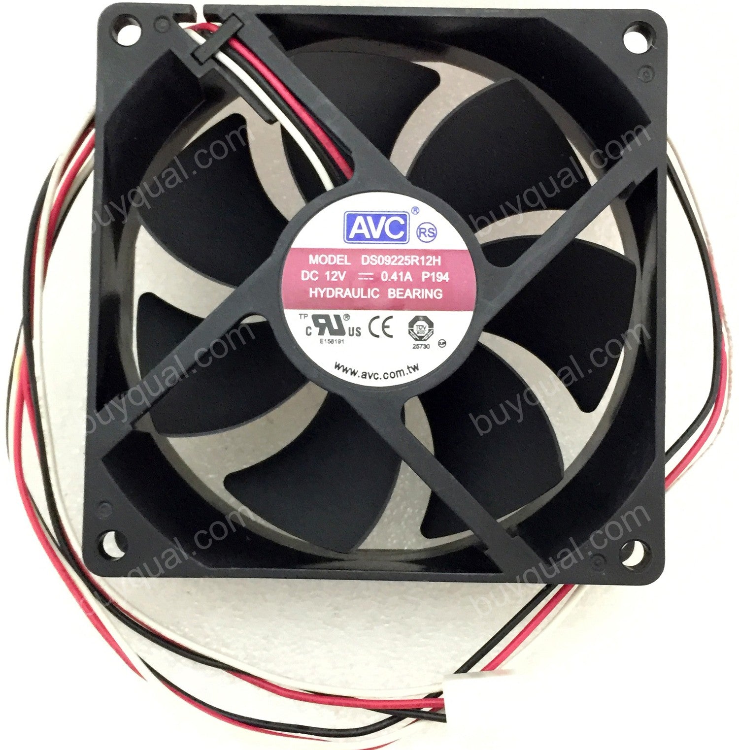 AVC DS09225R12H 12V 0.41A 3wires 4wires Cooling Fan