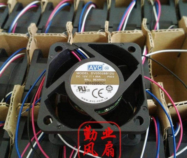 AVC DV05028B12U P003 12V 1.65A 4wires cooling fan