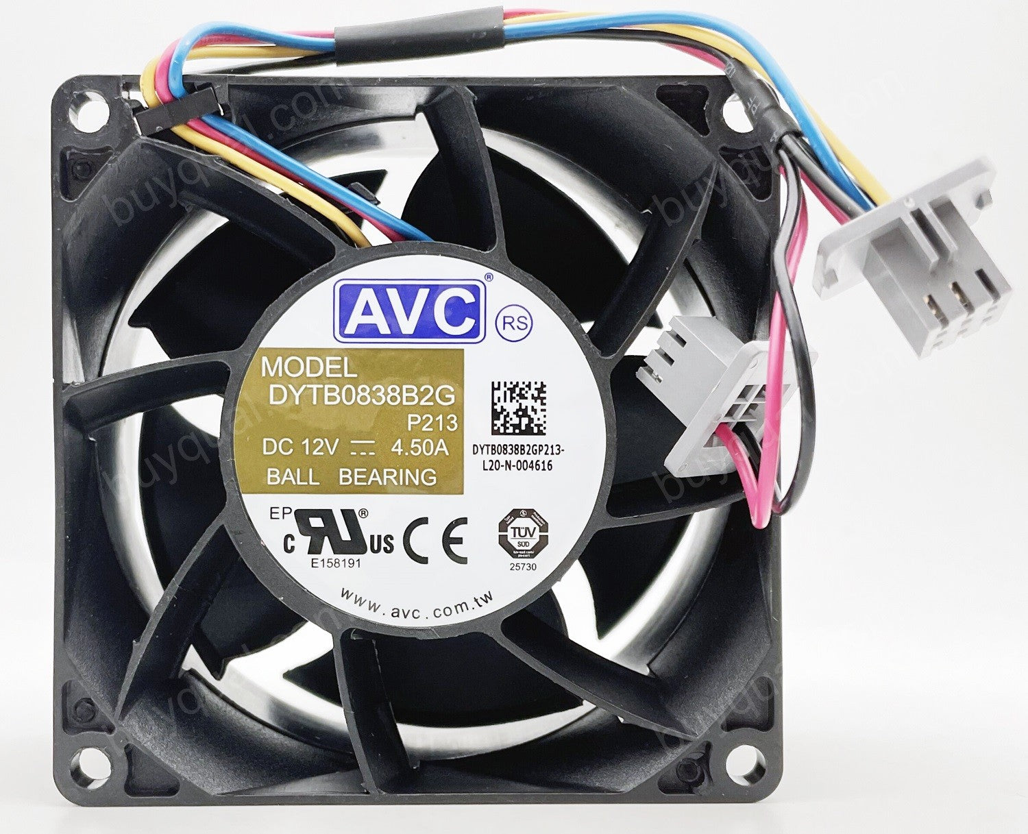 AVC DYTB0838B2G 12V 4.5A 4wires Cooling Fan