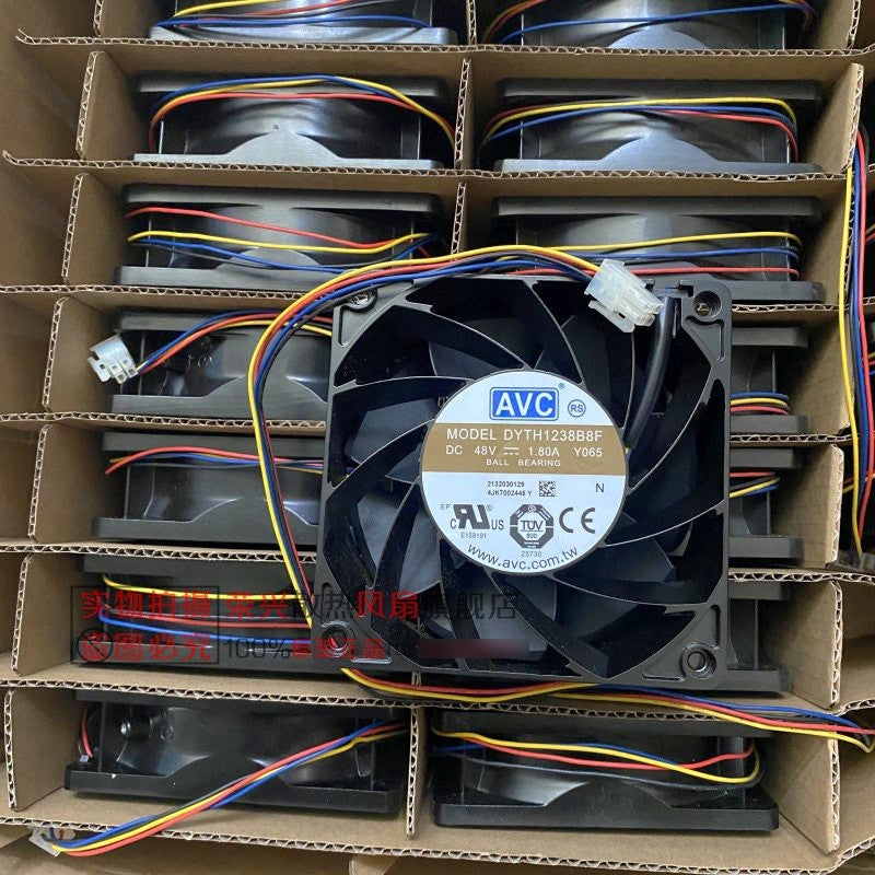 AVC DYTH1238B8F 48V 1.80A 4wires cooling fan