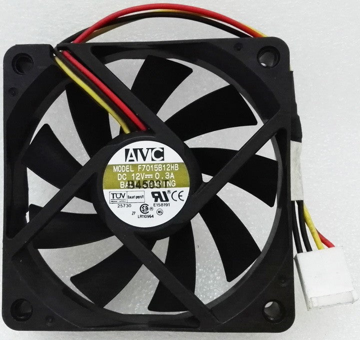 AVC F7015B12HB 12V 0.3A 3wires Cooling Fan