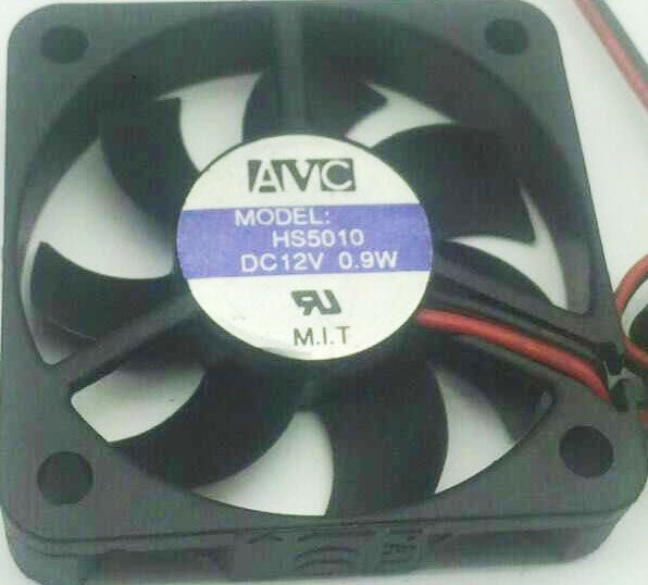 AVC HS5010 12V 0.9W 2wires cooling fan