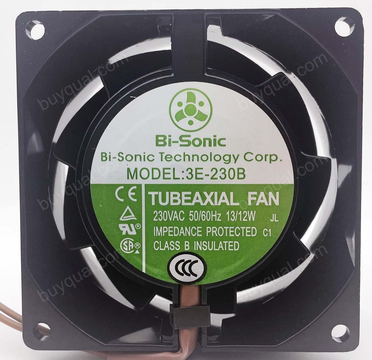 Bi-Sonic 3E-230B 230V 0.085/0.075A 13/12W 2wires Cooling Fan