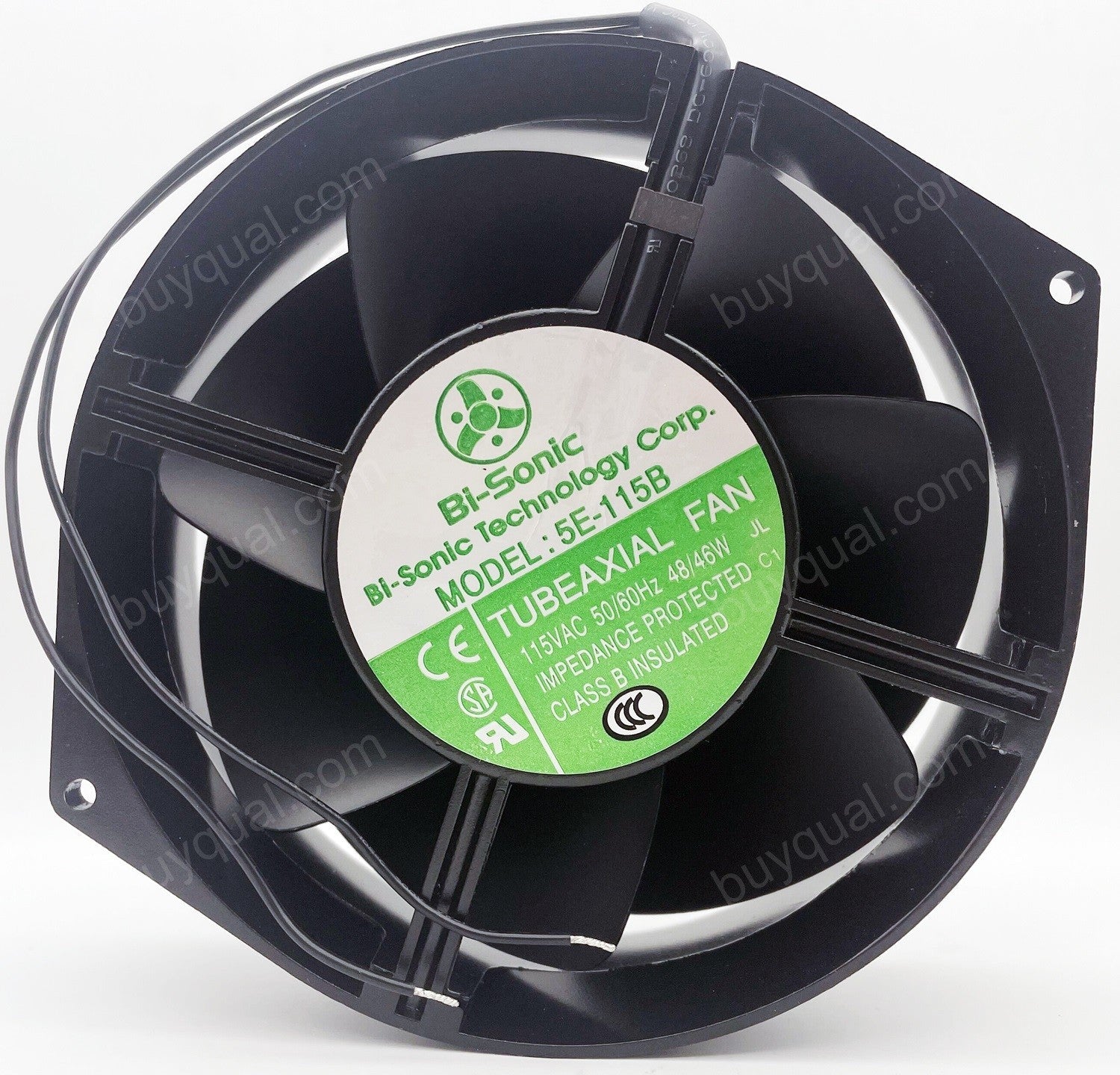 Bi-Sonic 5E-115B 115V 0.65/0.54A 48/46W 2wires Cooling Fan - Original New