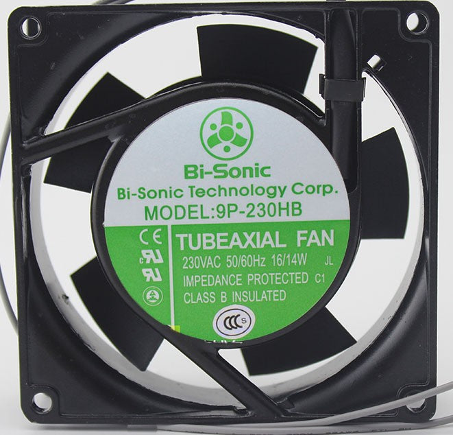 Bi-Sonic 9P-230HB 9P-230HS 230V 16/14W 2wires Cooling Fan