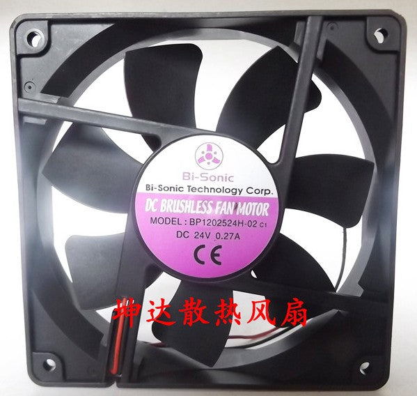 BI-Sonic BP1202524H-02 24V 0.27A 2wires Cooling Fan