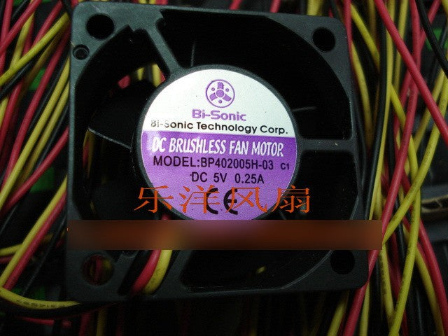 Bi-sonic BP402005H-03 5V 0.25A 3wires cooling fan