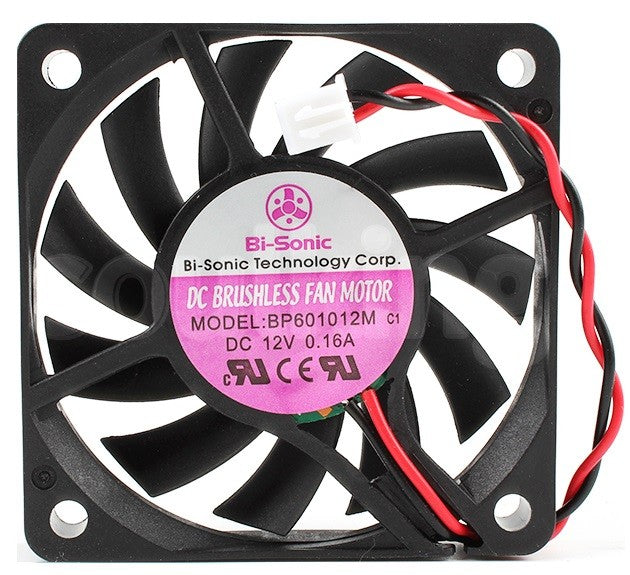 BI-Sonic BP601012M 12V 0.16A 2wires Cooling Fan