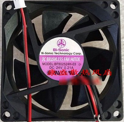 Bi-Sonic BP802524H-03 24V 0.21A 2wires Cooling Fan
