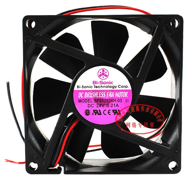 BI-Sonic SP802524H-03 24V 0.21A 2wires Cooling Fan