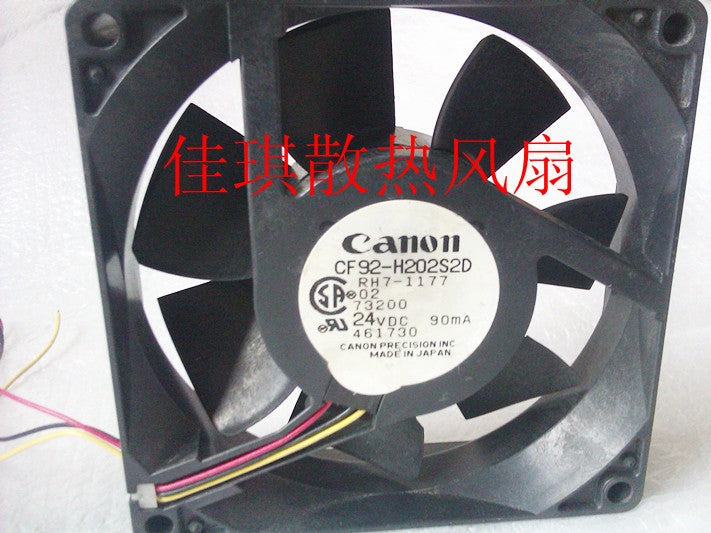 Canon  CF92-H202S2D: 24V 90MA  3wires cooling fan