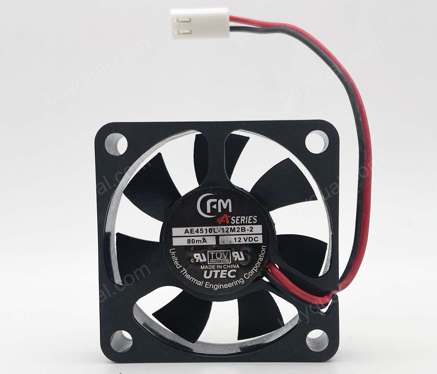 CFM AE4510L-12M2B-2 12V 80mA 2wires cooling fan