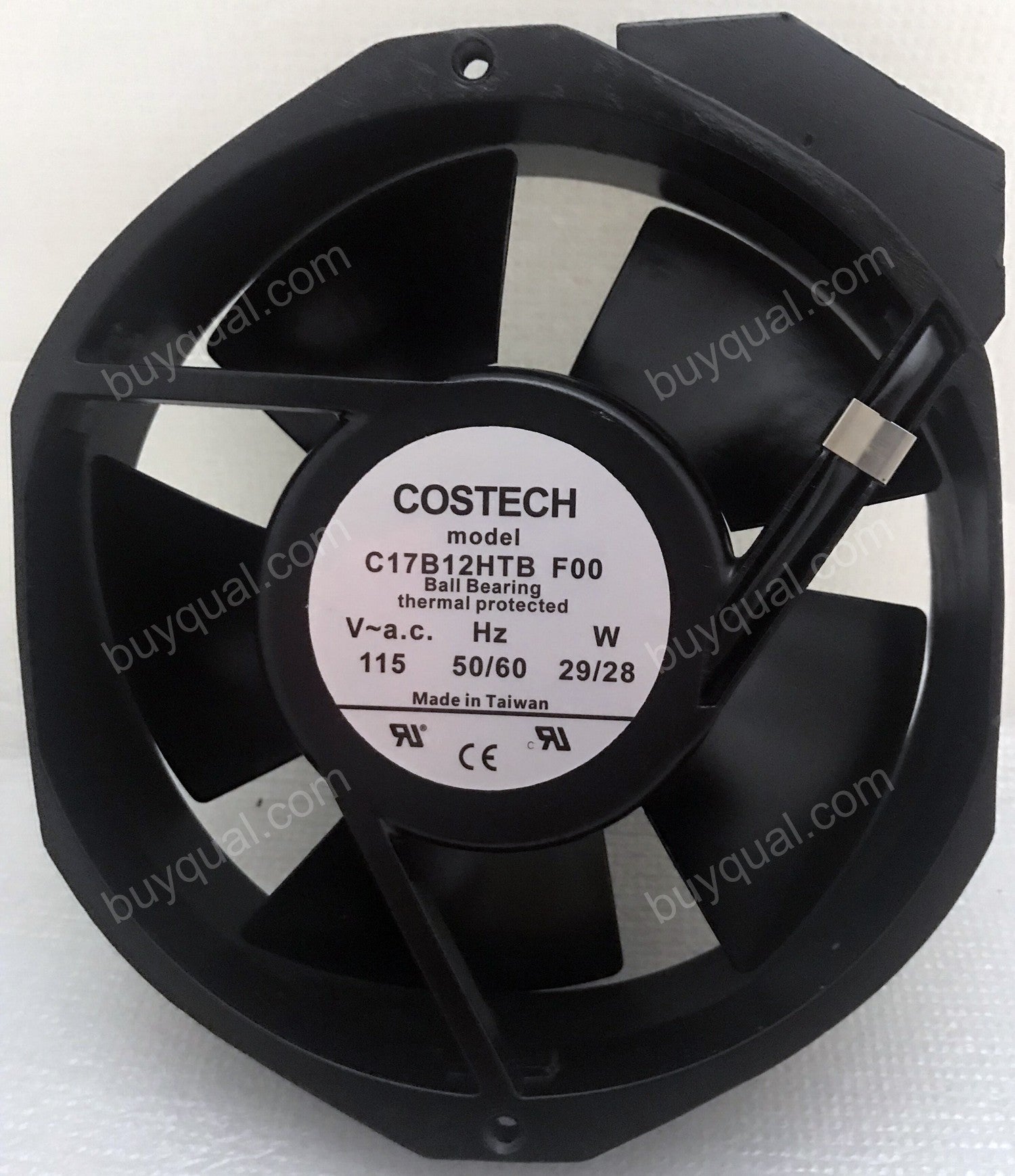 COSTECH C17B12HTB F00 115V 29/28W Cooling Fan