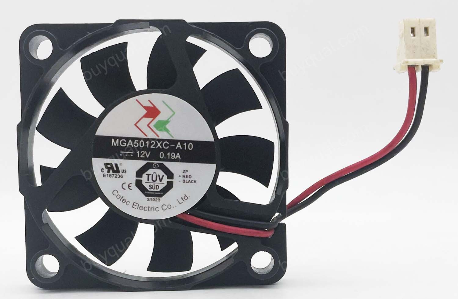 Cotec Electric MGA5012XC-A10 12V 0.19A 2wires cooling fan