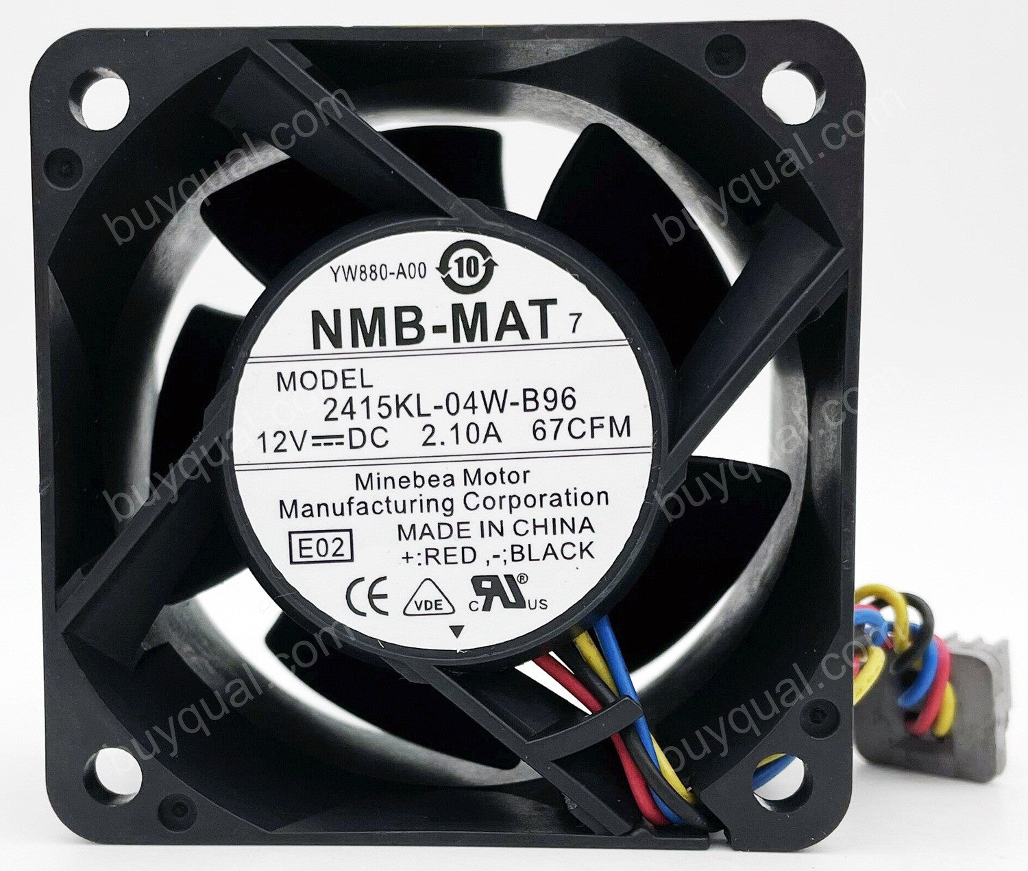 DELL 2415KL-04W-B96 12V 2.1A 4wires Cooling Fan - Used