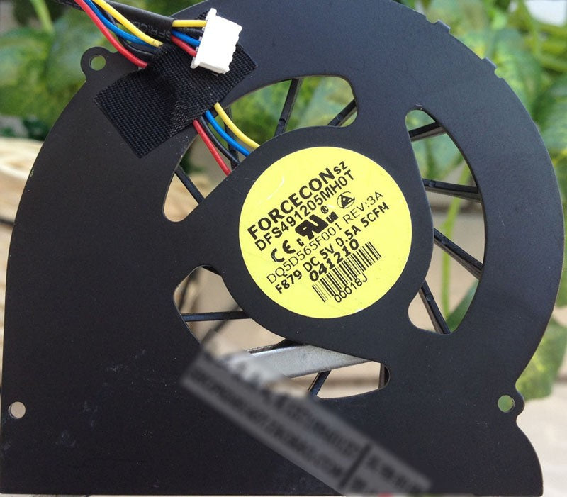 DELL DFS491205MH0T 5V 0.5A 4wires Cooling Fan