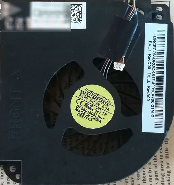 DELL DFS601605LB0T 5V 0.5A 4wires Cooling Fan