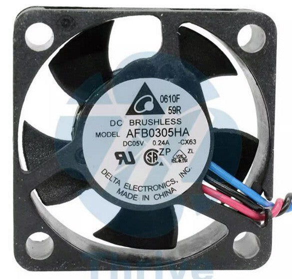 DELTA AFB0305HA 5V 0.24A 3wires Cooling Fan