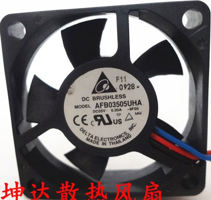 DELTA AFB03505UHA 5V 0.20A 3wires cooling fan