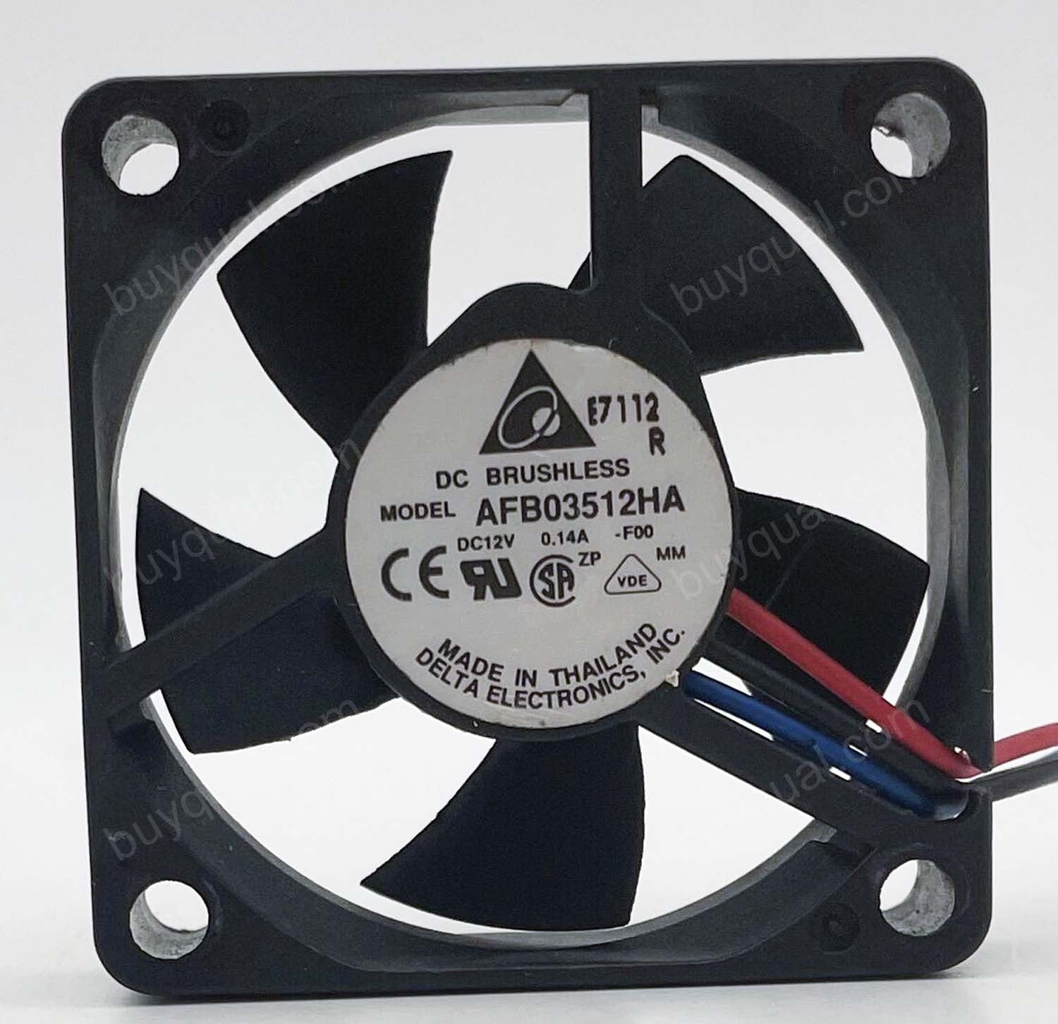 DELTA AFB03512HA -F00 12V 0.14A 2wires 3wires Cooling Fan