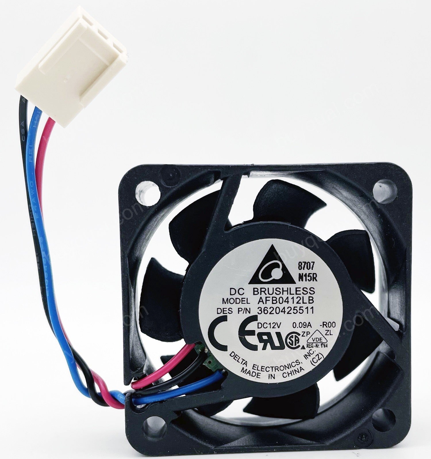 DELTA AFB0412LB AFB0412LB-F00 AFB0412LB-R00 12V 0.09A 3wires Cooling Fan