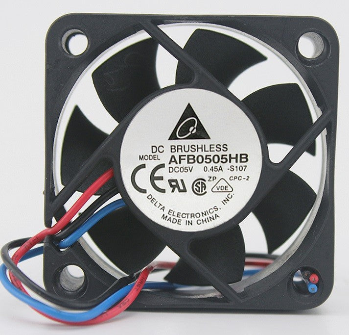 DELTA AFB0505HB 5V 0.45A 1.6W 2wires Cooling Fan