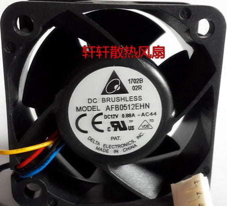 DELTA AFB0512EHN 12V 0.88A 4wires Cooling Fan