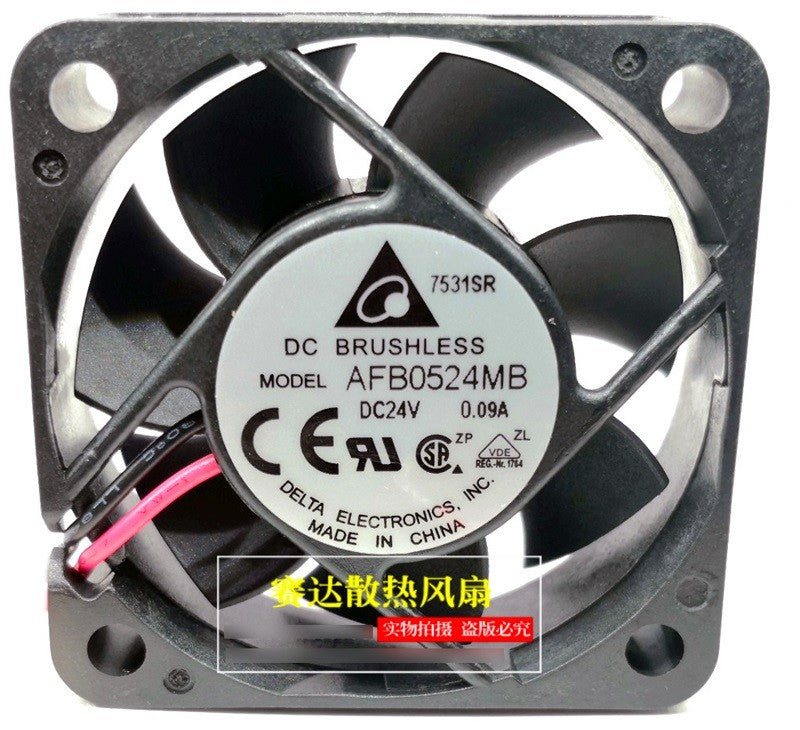 Delta AFB0524MB 24V 0.09A 2wires Cooling Fan