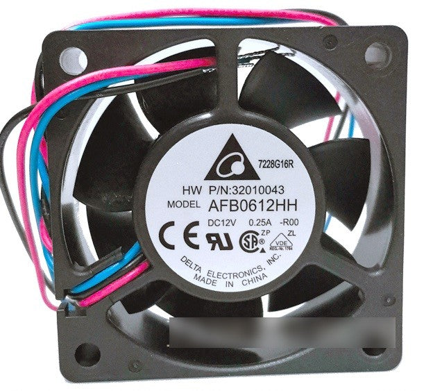 DELTA AFB0612HH -F00 -R00 12V 0.25A 2wires 3wires Cooling Fan