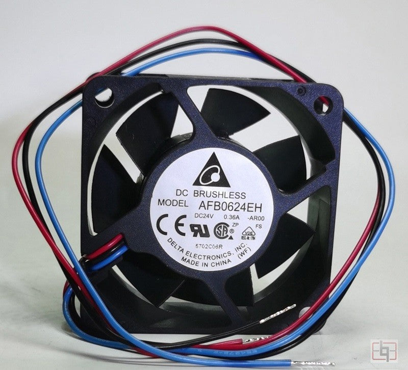 Delta AFB0624EH -R00 -F00 24V 0.36A 3wires Cooling Fan